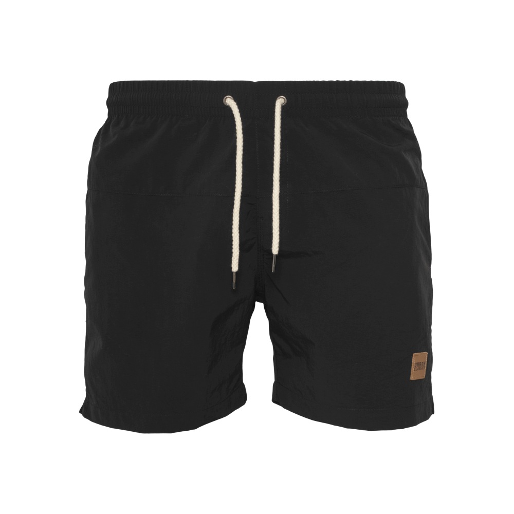 Urban Classics - Block Badeshorts für Kinder - Schwarz